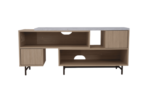 Venice tv unit - White _ Oak